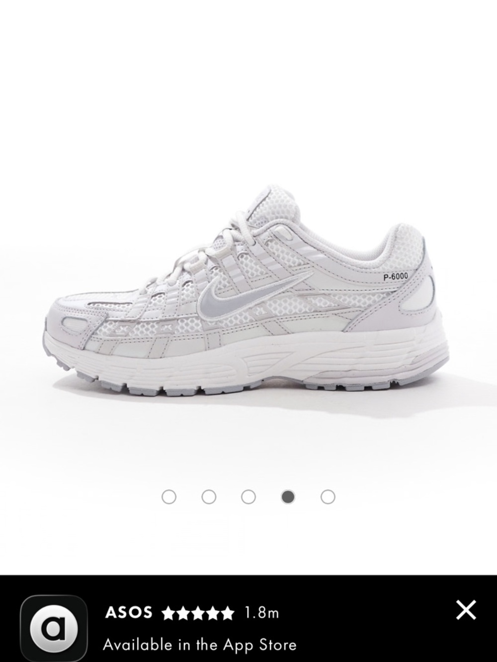 Nike P-6000 SE Summit white wolf grey iridescent sparkle W 6.5 M 5 NWT NIB